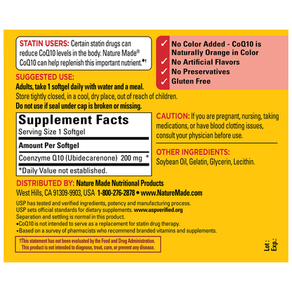 Nature Made CoQ10 （140 softgels）